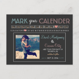 "Markeer uw agenda" Save the Date Aankondigingskaart