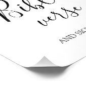 Markeer uw favoriete bijbeltekst foto afdruk (Hoek)