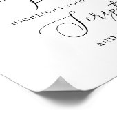 Markeer uw favoriete bijbelvers bruiloft poster (Hoek)