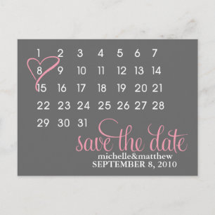 Markeer uw trouwkalender Bewaar de datum Aankondigingskaart