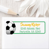 Markeeradres en gouden adres etiket (Insitu)