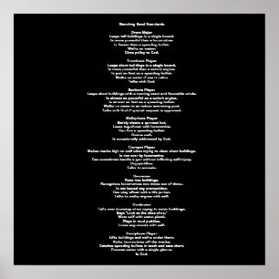 Markeerbandstandaarden Poster