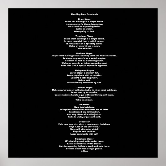 Markeerbandstandaarden Poster (Voorkant)