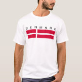 Markeersymbool Denemarken lang T-shirt (Voorkant)