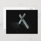 markeert de plaats briefkaart (Voorkant / Achterkant)