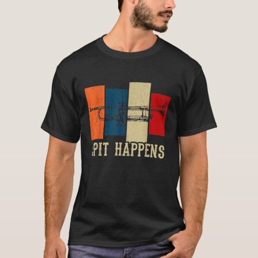 Markeerzijde Trombone Saxophone T-shirt 1 (Voorkant)