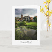 Marken Village Netherlands General Gefeliciteerd Kaart (Gele Bloem)