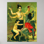 Markendaya door Raja Ravi Varma Poster (Voorkant)