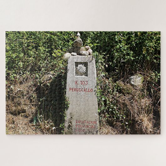 Marker 103 km, El Camino, Spanje Legpuzzel (Horizontaal)