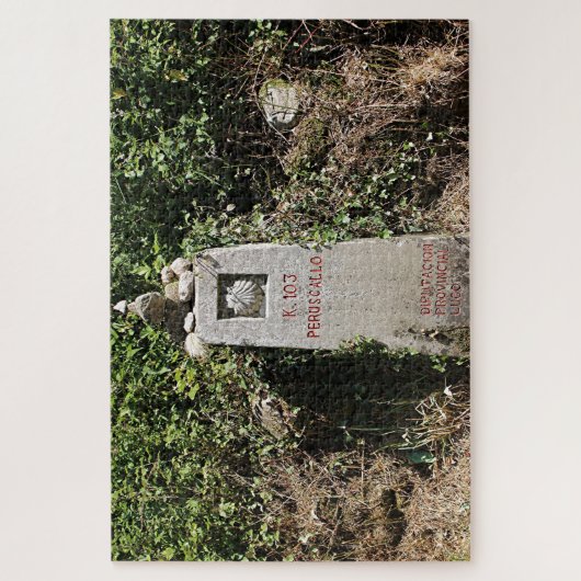 Marker 103 km, El Camino, Spanje Legpuzzel (Verticaal)