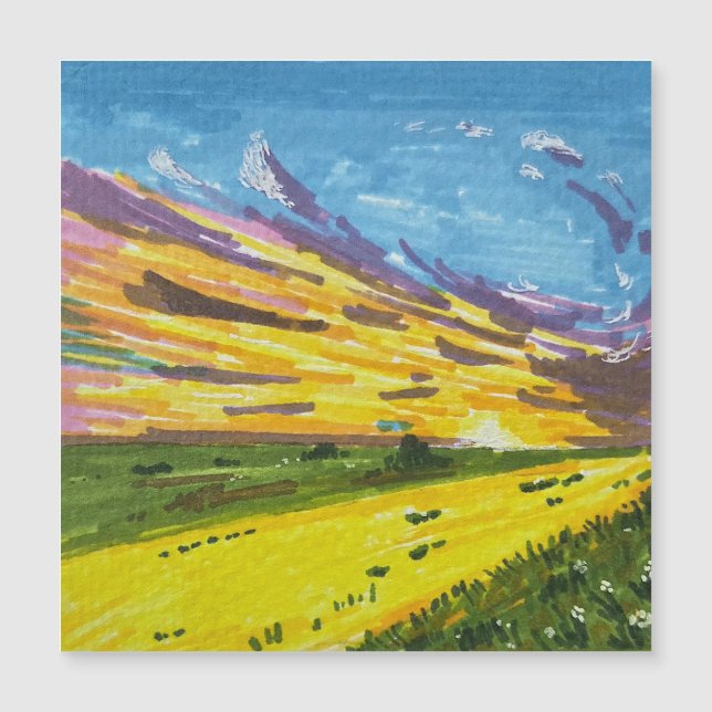 Marker Landscape Painting  (Voorkant)