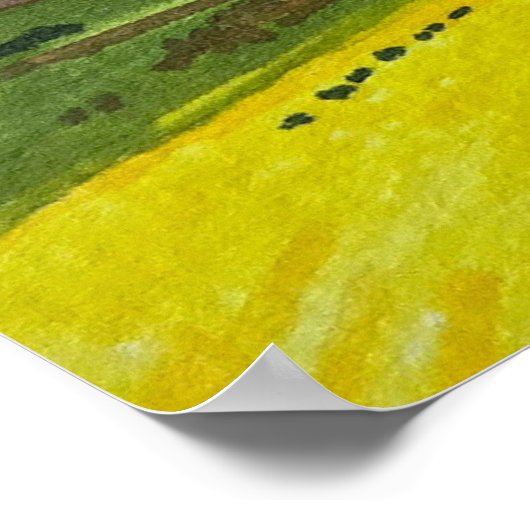 Marker Landscape Painting  Poster (Hoek)