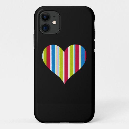 Marker Lines - Groen Rood Blauw - Liefdeshart Case-Mate iPhone Case (Achterkant)