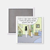 "Marker Moms" Grappige Cartoon Magneet (Voorkant / Achterkant)