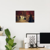 Markeren van koningin Isabella II Poster (Thuiskantoor)