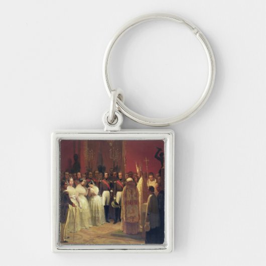 Markeren van koningin Isabella II Sleutelhanger (Voorkant)