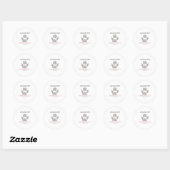 Markering achterlaten ronde sticker (Vel)
