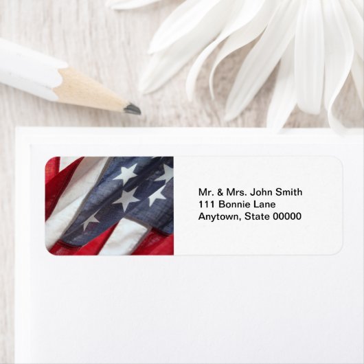 Markering adres Verenigde Staten Etiket (Insitu)