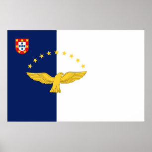 Markering Azoren Afdrukwaarde Poster
