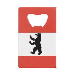 Markering Berlijnse bottelaar voor creditcard Creditkaart Flessenopener