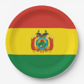 Markering: Bolivia Papieren Bordje (Voorkant)