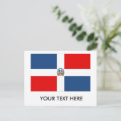Markering Dominicaanse Republiek Briefkaart (Staand voorkant)