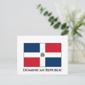 Markering Dominicaanse Republiek Briefkaart (Staand voorkant)