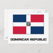 Markering Dominicaanse Republiek Briefkaart (Voorkant / Achterkant)