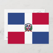 Markering Dominicaanse Republiek Briefkaart (Voorkant / Achterkant)