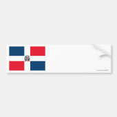 Markering Dominicaanse Republiek Bumpersticker (Voorkant)