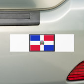 Markering Dominicaanse Republiek Bumpersticker (Op auto)