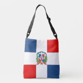 Markering Dominicaanse Republiek Crossbody Tas (Achterkant)