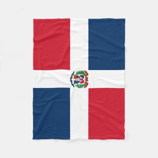 Markering Dominicaanse Republiek Fleece Deken (Voorkant)