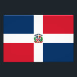 Markering Dominicaanse Republiek Foto Afdruk<br><div class="desc">Patriottische vlag van de Dominicaanse Republiek.</div>
