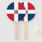 Markering Dominicaanse Republiek Handwaaier (Voorkant en achterkant)