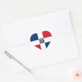 Markering Dominicaanse Republiek Hart Sticker (Envelop)