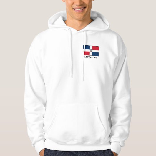 Markering Dominicaanse Republiek Hoodie (Voorkant)