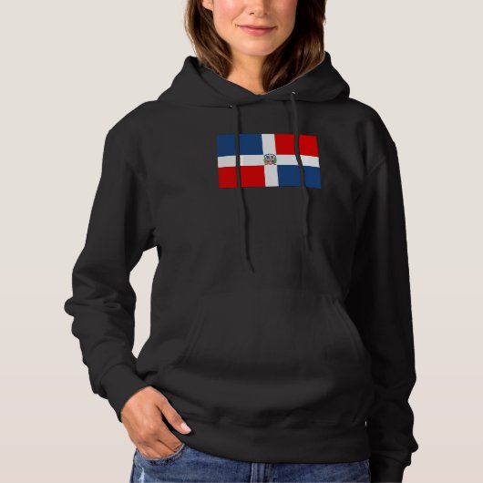 Markering Dominicaanse Republiek Hoodie (Voorkant)