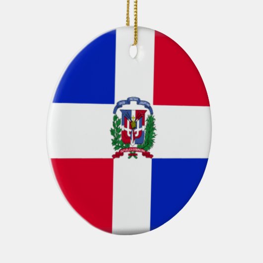 Markering Dominicaanse Republiek Keramisch Ornament (Rechts)