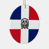 Markering Dominicaanse Republiek Keramisch Ornament (Rechts)