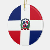 Markering Dominicaanse Republiek Keramisch Ornament (Links)