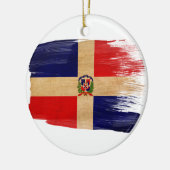 Markering Dominicaanse Republiek Keramisch Ornament (Links)