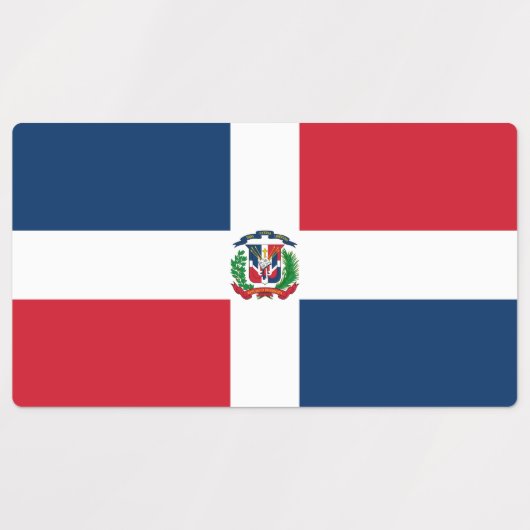 Markering Dominicaanse Republiek Labels (Design 1)