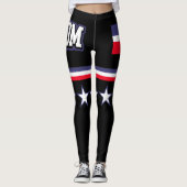 Markering Dominicaanse Republiek Leggings (Voorkant)