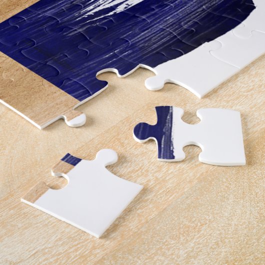 Markering Dominicaanse Republiek Legpuzzel (Zijkant)