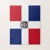 Markering Dominicaanse Republiek Legpuzzel (Verticaal)