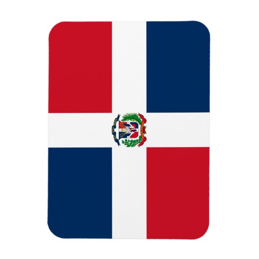 Markering Dominicaanse Republiek Magneet (Verticaal)