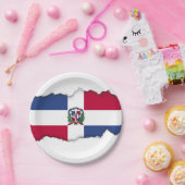 Markering Dominicaanse Republiek Papieren Bordje (Feest)