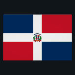 Markering Dominicaanse Republiek Perfect Poster<br><div class="desc">Patriottische vlag van de Dominicaanse Republiek.</div>