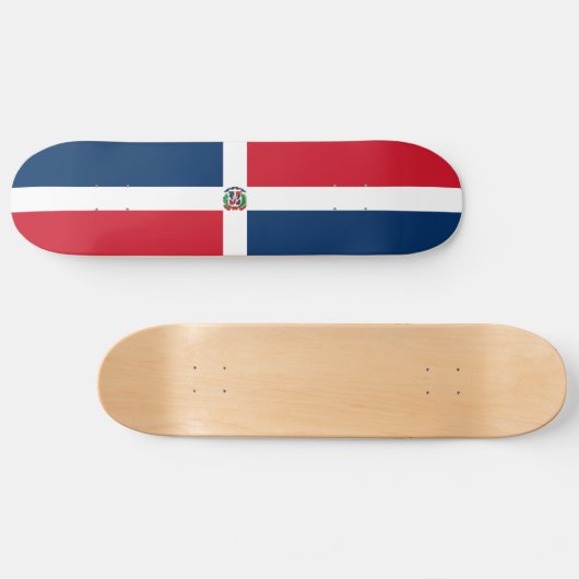 Markering Dominicaanse Republiek Persoonlijk Skateboard (Horizontaal)